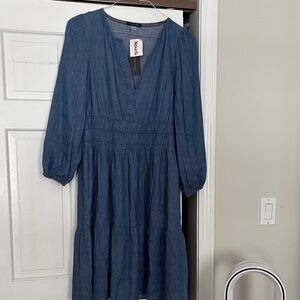 Tommy Hilfiger Blue Midi Dress